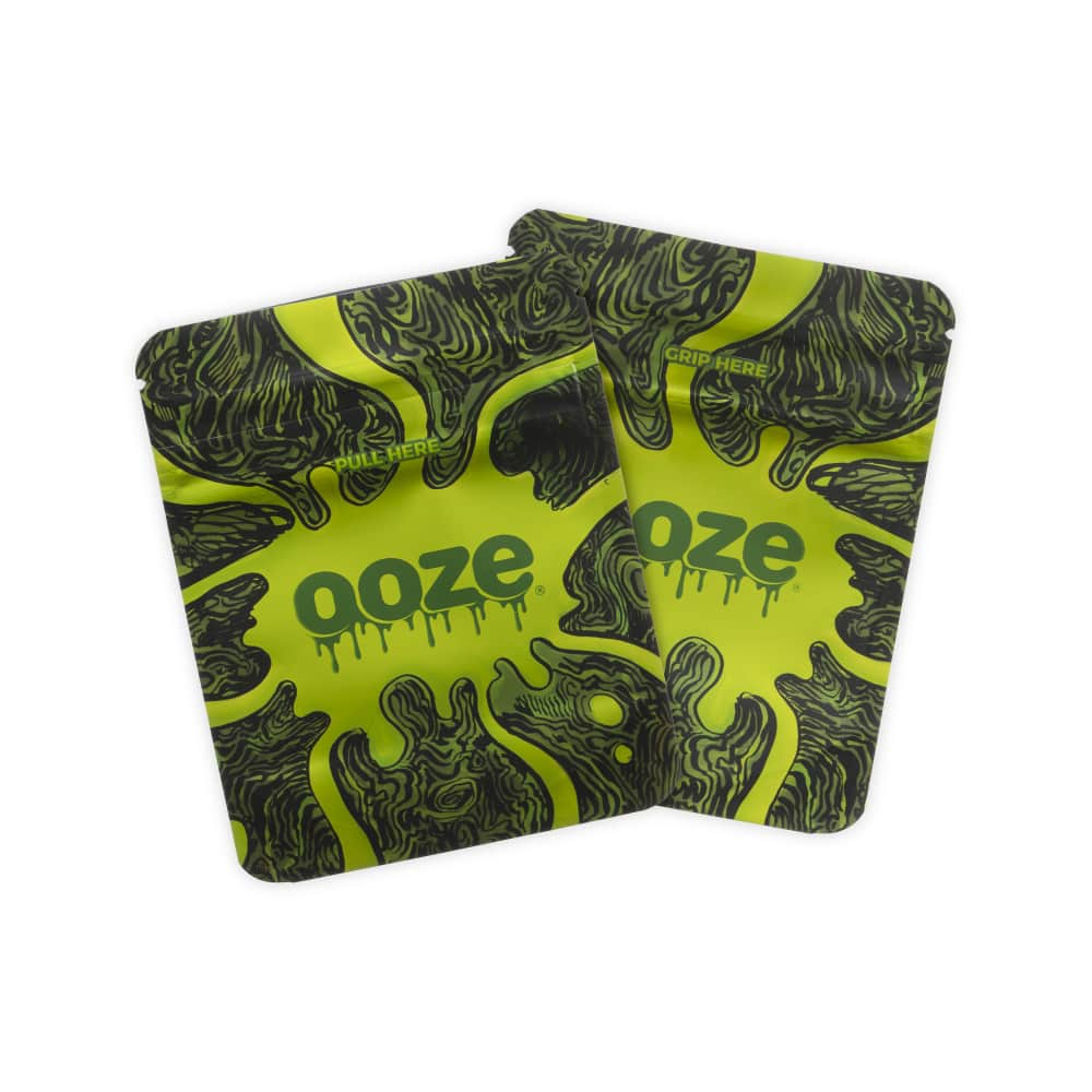 Ooze Designer Mylar Bags - 1/8 Oz - 10pk - 12ct Display