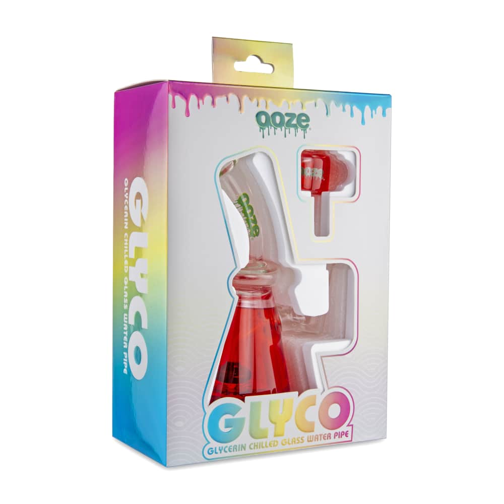 Ooze Glyco Bong Glycerin Chilled Glass Water Pipe