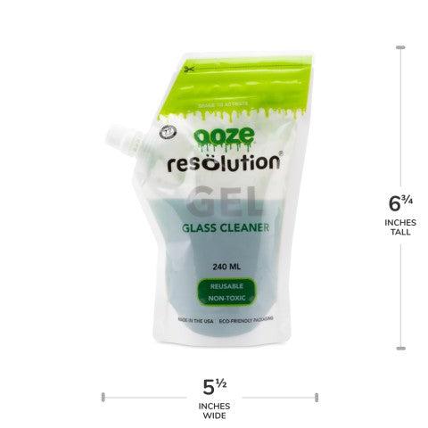 Ooze Resolution Gel Glass Cleaner - 240ml - Green