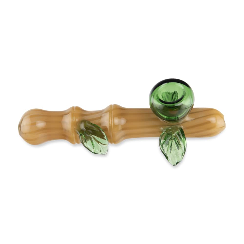 Custom Glass 5” Tree Trunk Hand Pipe