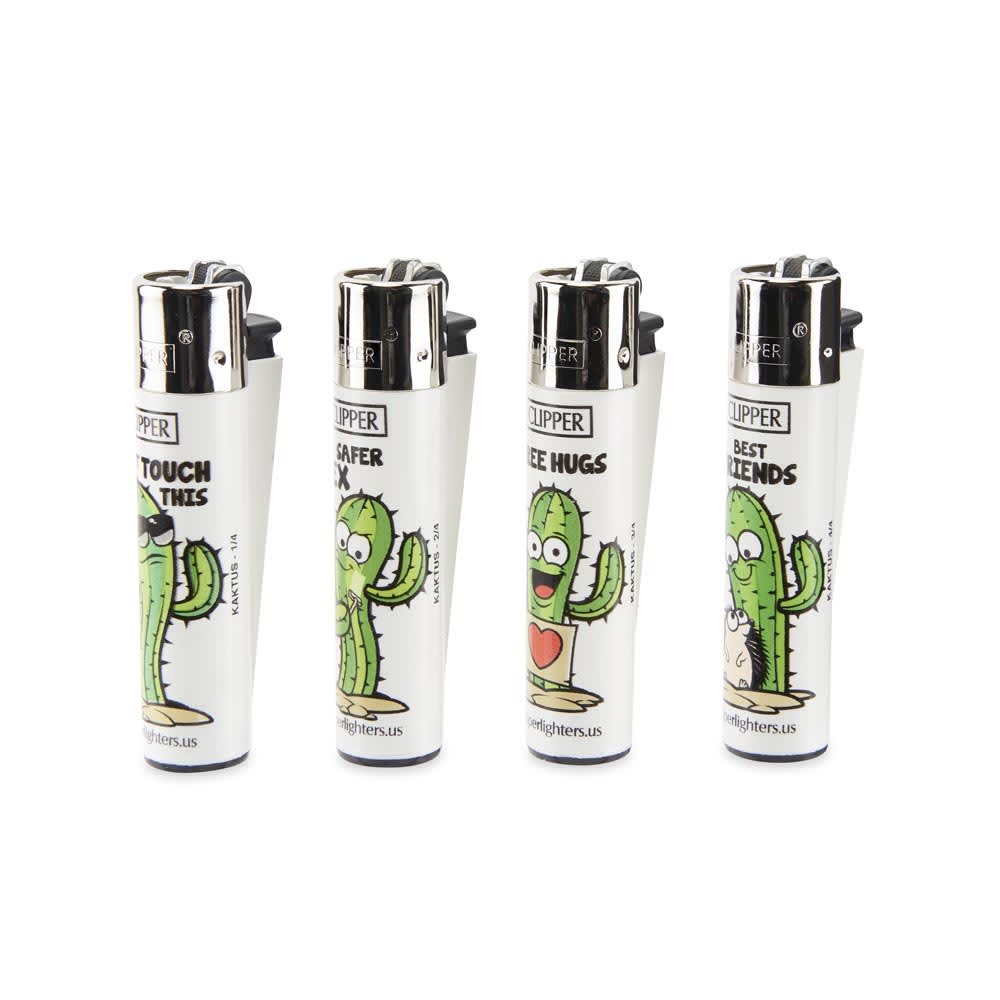 Clipper Lighter 48ct Plastic POP Counter Display – Cactus