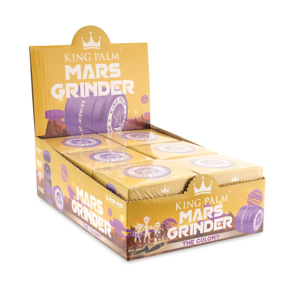 King Palm Mars Grinder - 6ct