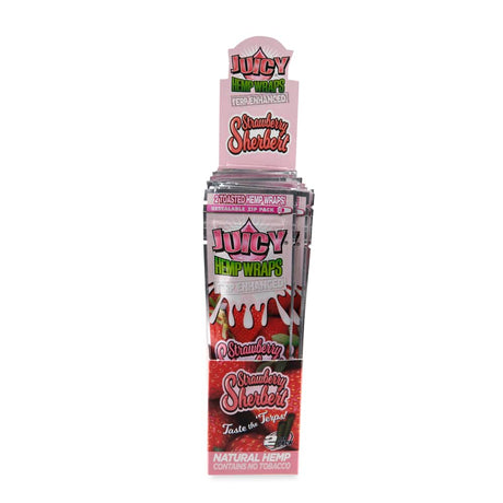 Juicy Jays Terp Enhanced Hemp Wraps 2pk Pouch 25ct POP Display