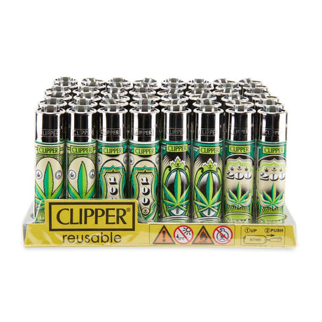 Clipper Lighter 48ct Plastic POP Counter Display – Dollar Leaf