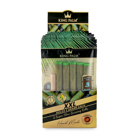 King Palm XXL Size Natural Pre-Rolled 5pk Leaf Tubes - 15ct