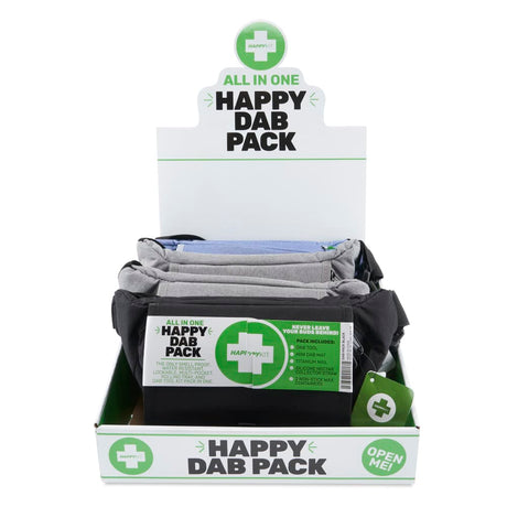 Happy Pack Dab by Happy Kit Smell Proof Travel Kit Fanny Pack POP Display – 6ct