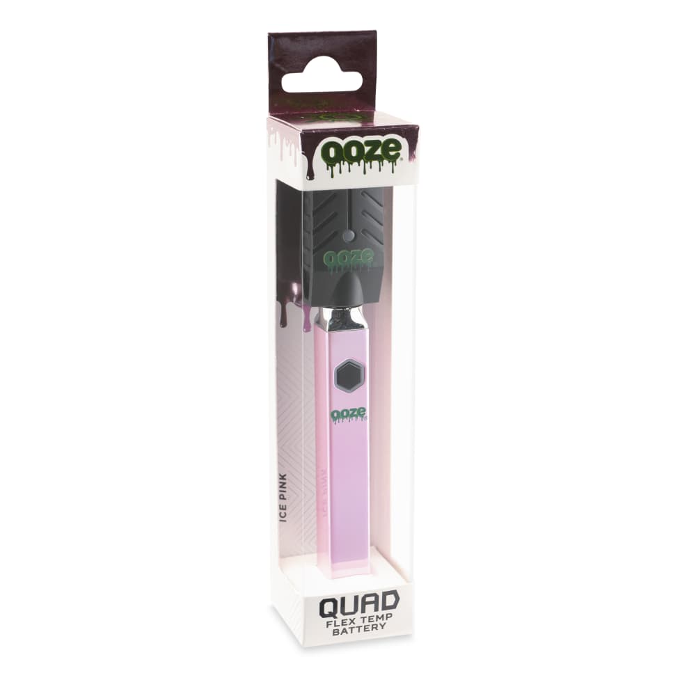 Ooze Quad 510 Thread 500 mAh Square Vape Pen Battery