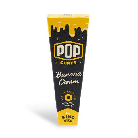 Pop Cones King Size 3pk Pre-Rolled Cones with Flavor Tip 24ct Display