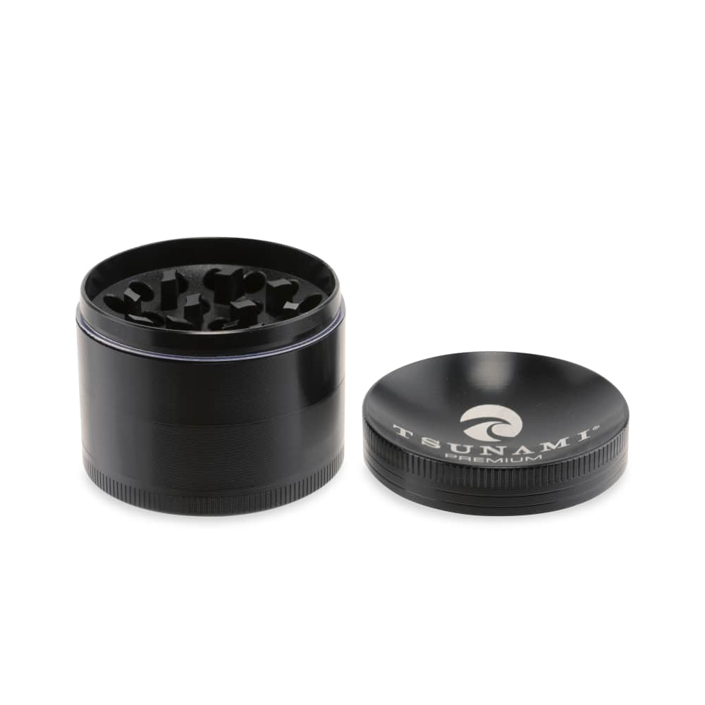 Tsunami Sunken Top 50mm 4-Piece Grinder – Cannatron