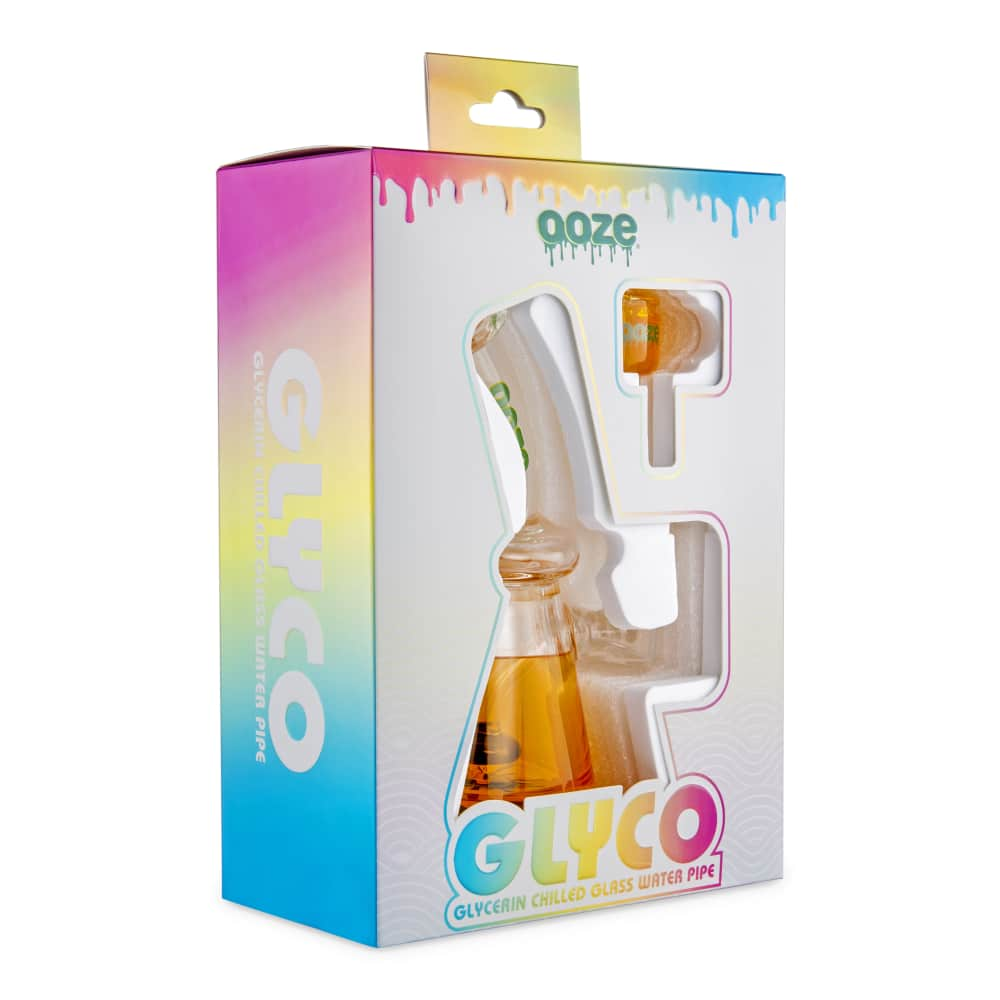 Ooze Glyco Bong Glycerin Chilled Glass Water Pipe