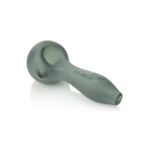 GRAV Sandblasted Glass Spoon Pipe