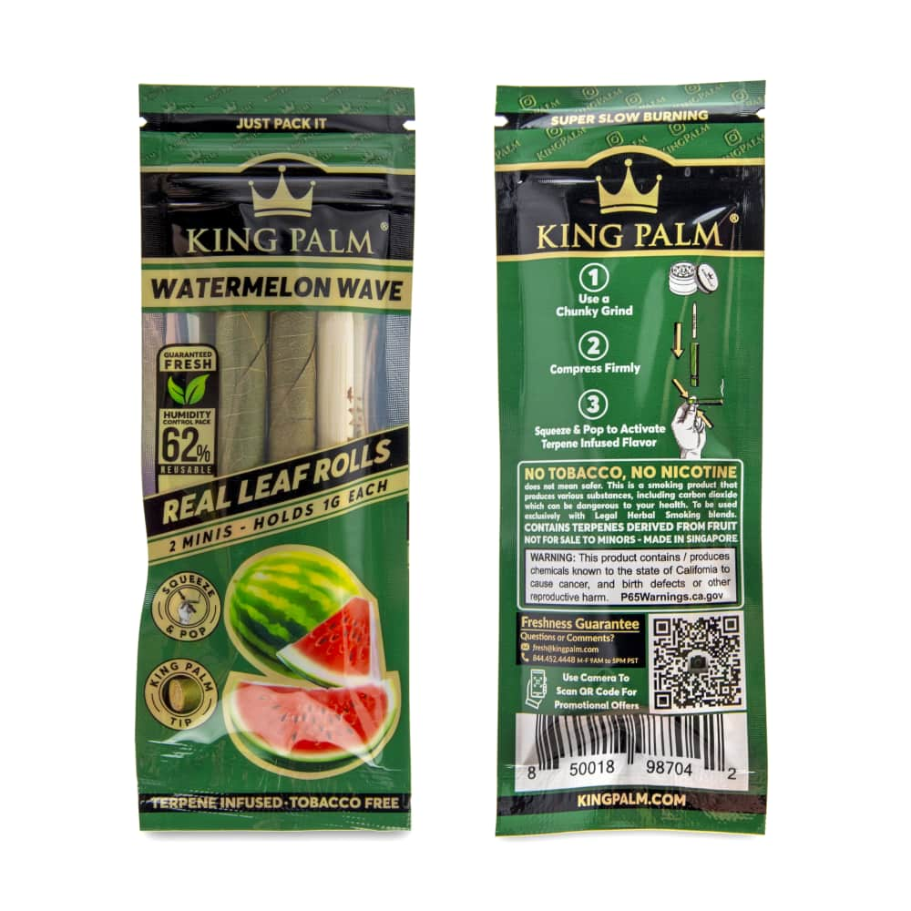 King Palm Mini Flavored 2pk Leaf Tubes - 20ct