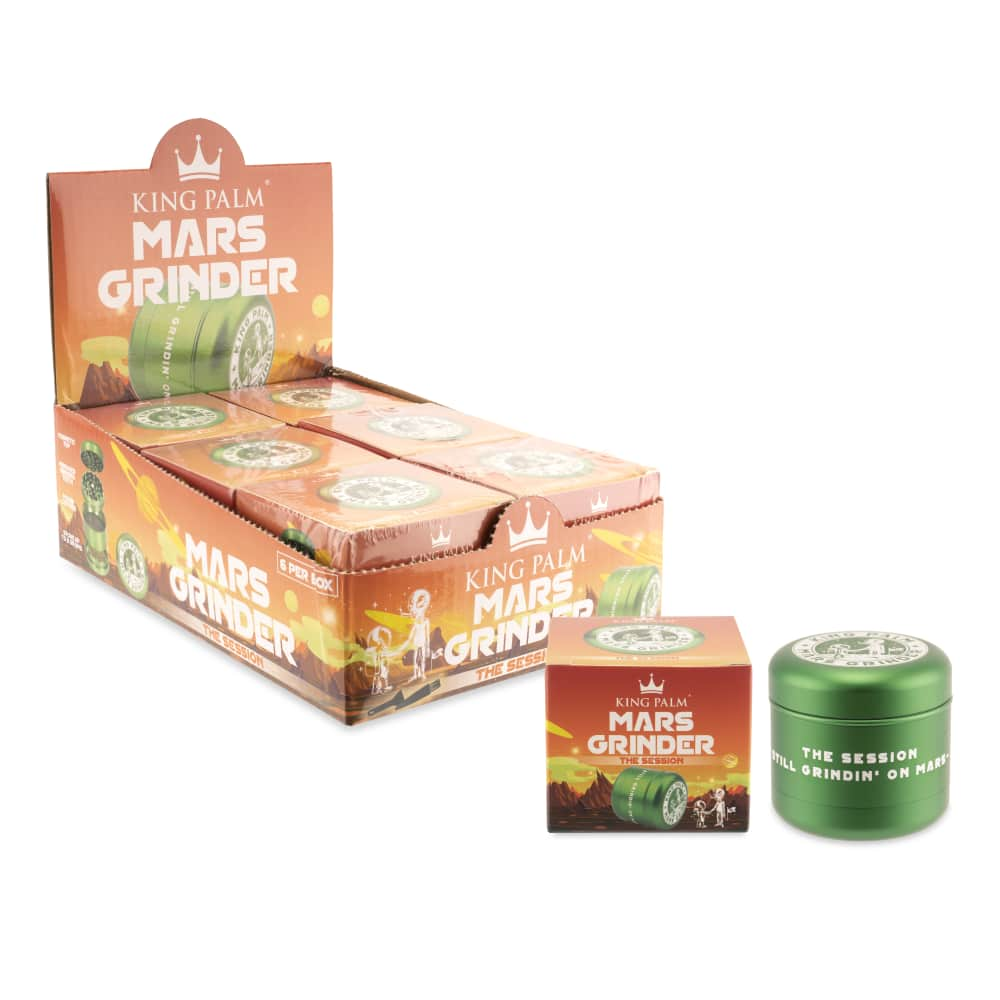 King Palm Mars Grinder - 6ct