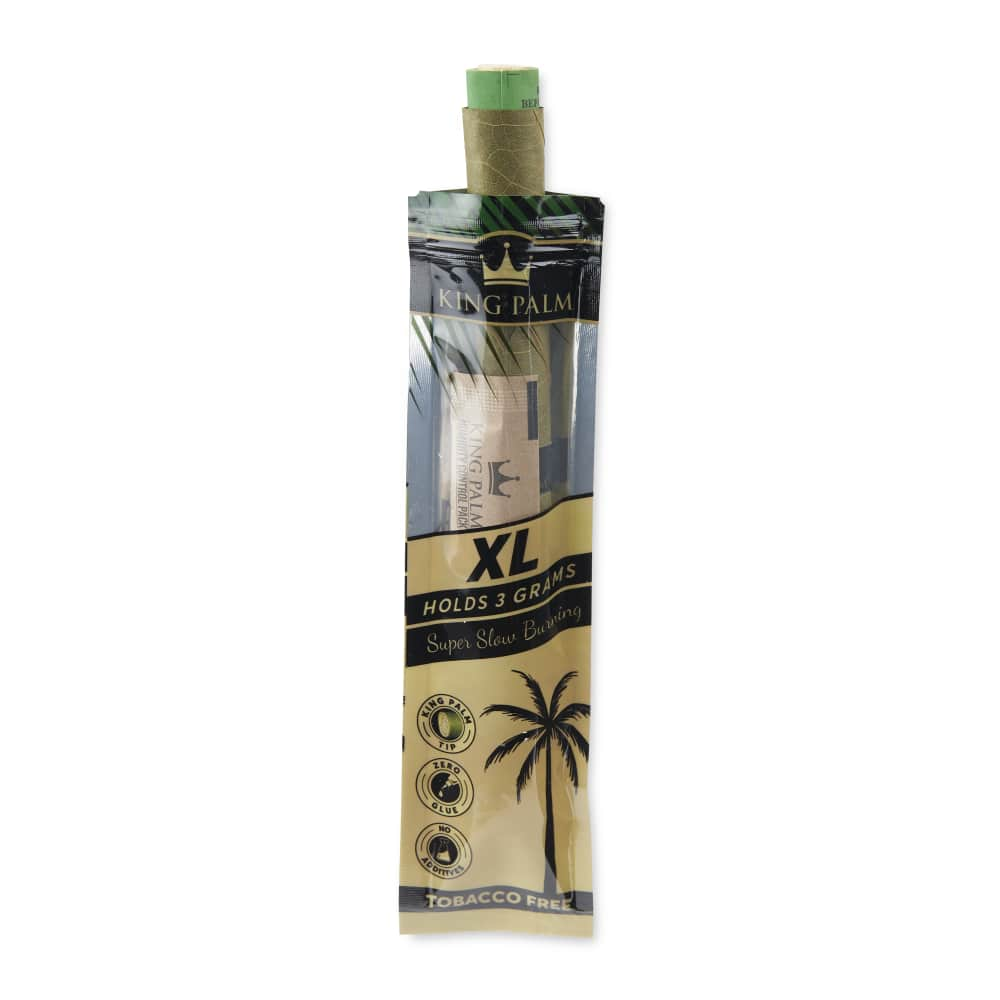 King Palm XL Size 1pk Natural Leaf Tube - 10ct