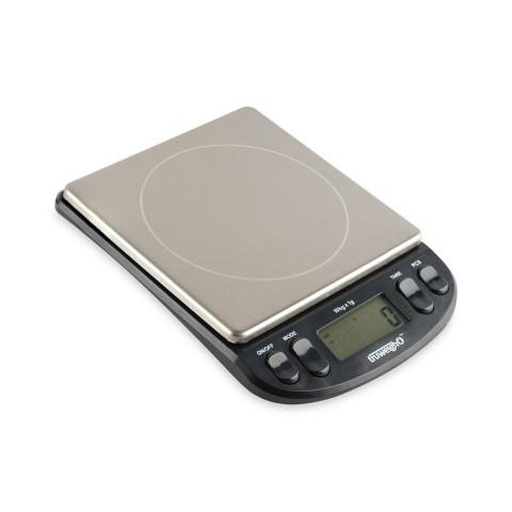 Truweigh Intrepid Series Black Compact Bench Scale with Bowl