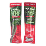 Zig Zag Terp-Infused 2pk Hemp Cones 15ct POP Display