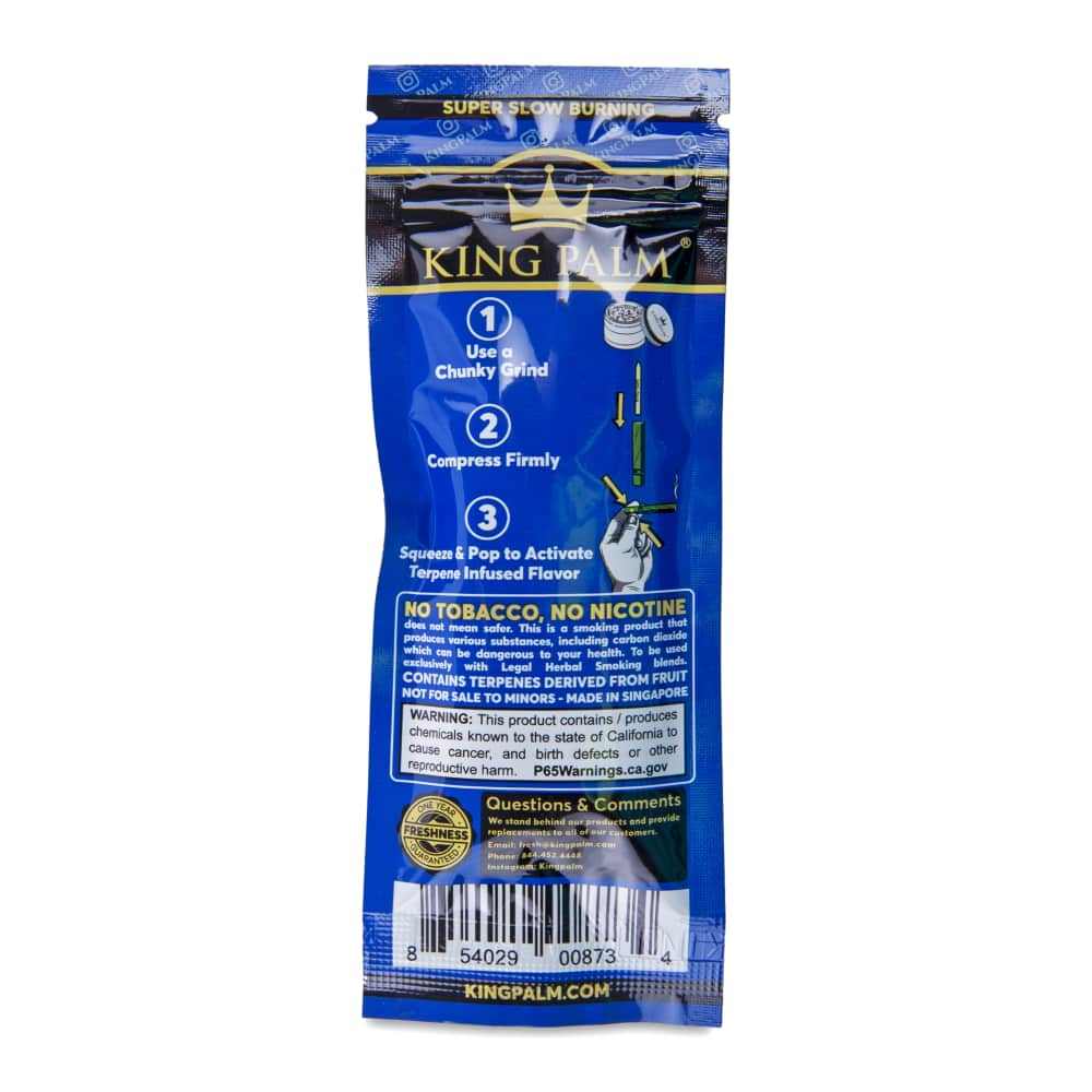 King Palm Mini Flavored 2pk Leaf Tubes - 20ct