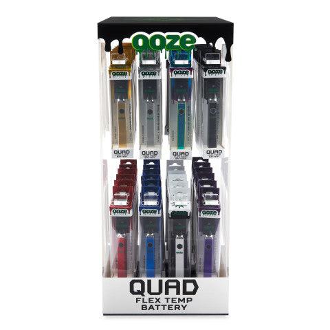 Wholesale Ooze Quad Battery Display - 48ct | Cannatron