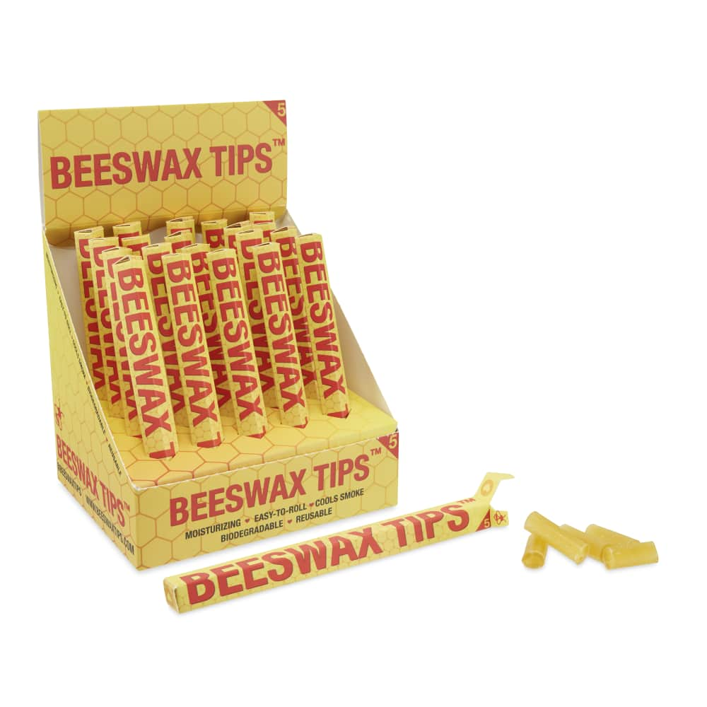 Beeswax Tips 5pk Filter Tips – 20ct Display