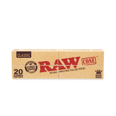 RAW Classic King Size Cone 20pk Box – 12ct POP Display