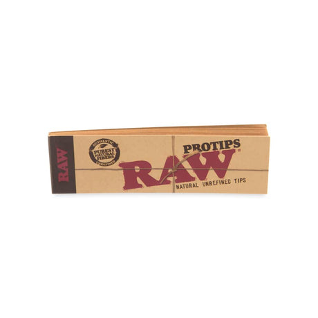 RAW Papers Pro Tips Rolling Paper Filter Tips 21pk Booklet Display  24ct