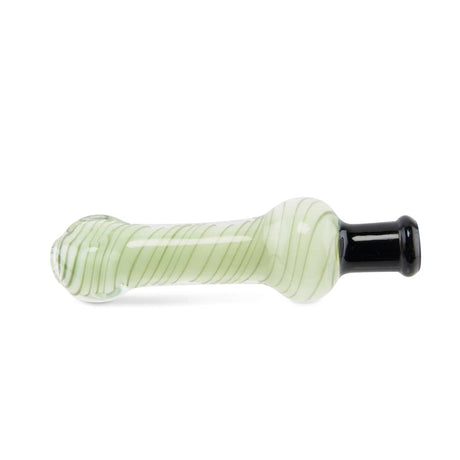 Glass 3.5” Flat Mouth Nectar Collector w/ 10mm Tip – Spiral Mix