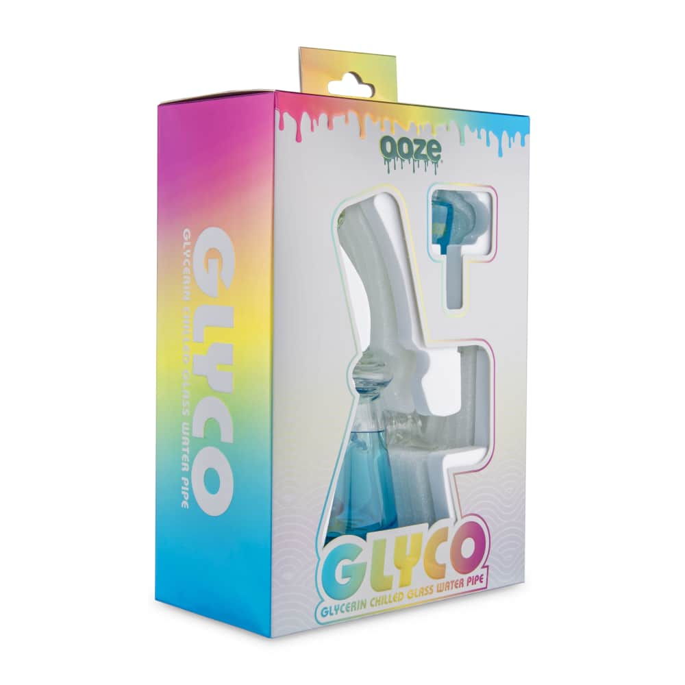 Ooze Glyco Bong Glycerin Chilled Glass Water Pipe