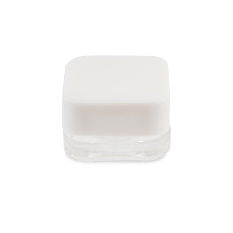 Square 5ml Clear Glass Jar with Lid  250ct