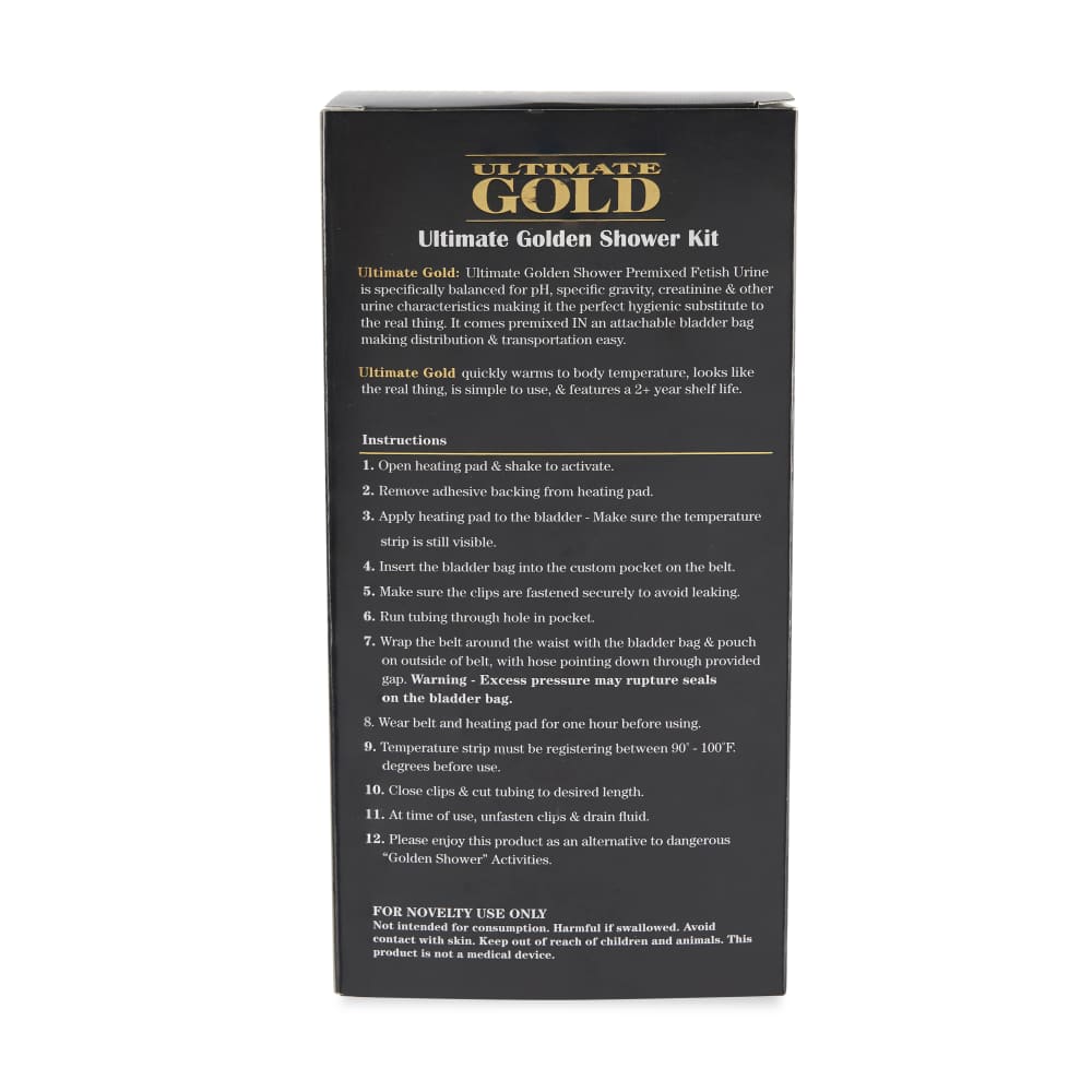 Ultimate Gold Detox 3oz Liquid Gold Fetish Urine