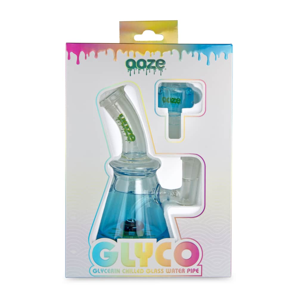 Ooze Glyco Bong Glycerin Chilled Glass Water Pipe