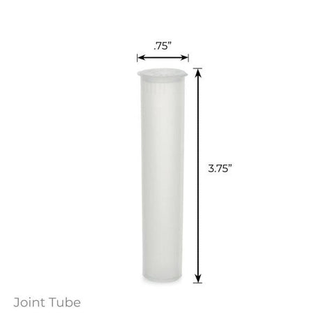 Loud Lock 95mm Plastic Joint Tubes - 1000ct - Clear