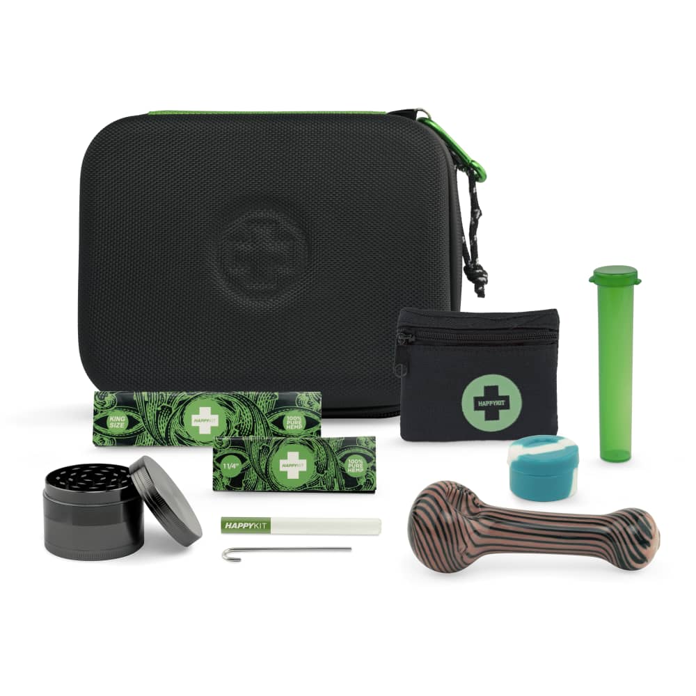 The Very Happy Kit Smell Proof Travel Kit for Dry Herb