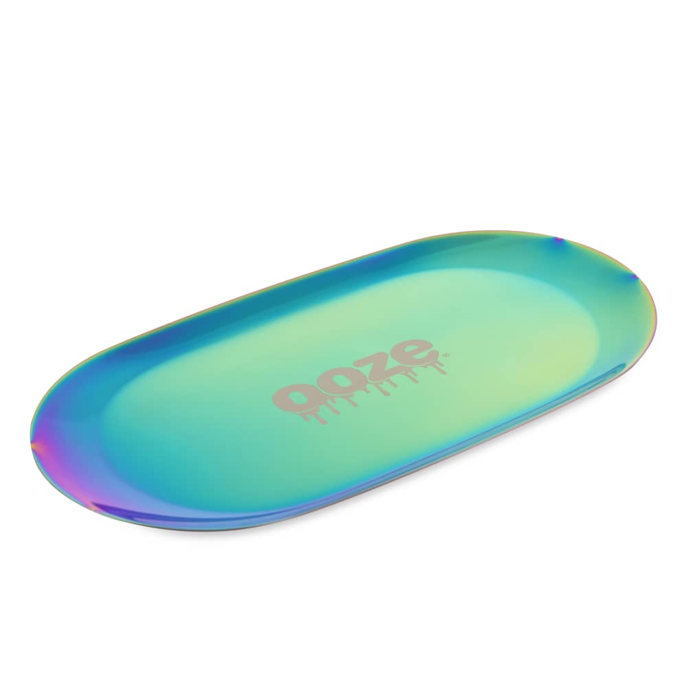 Ooze Rolling Tray - Metal - Aura Rainbow