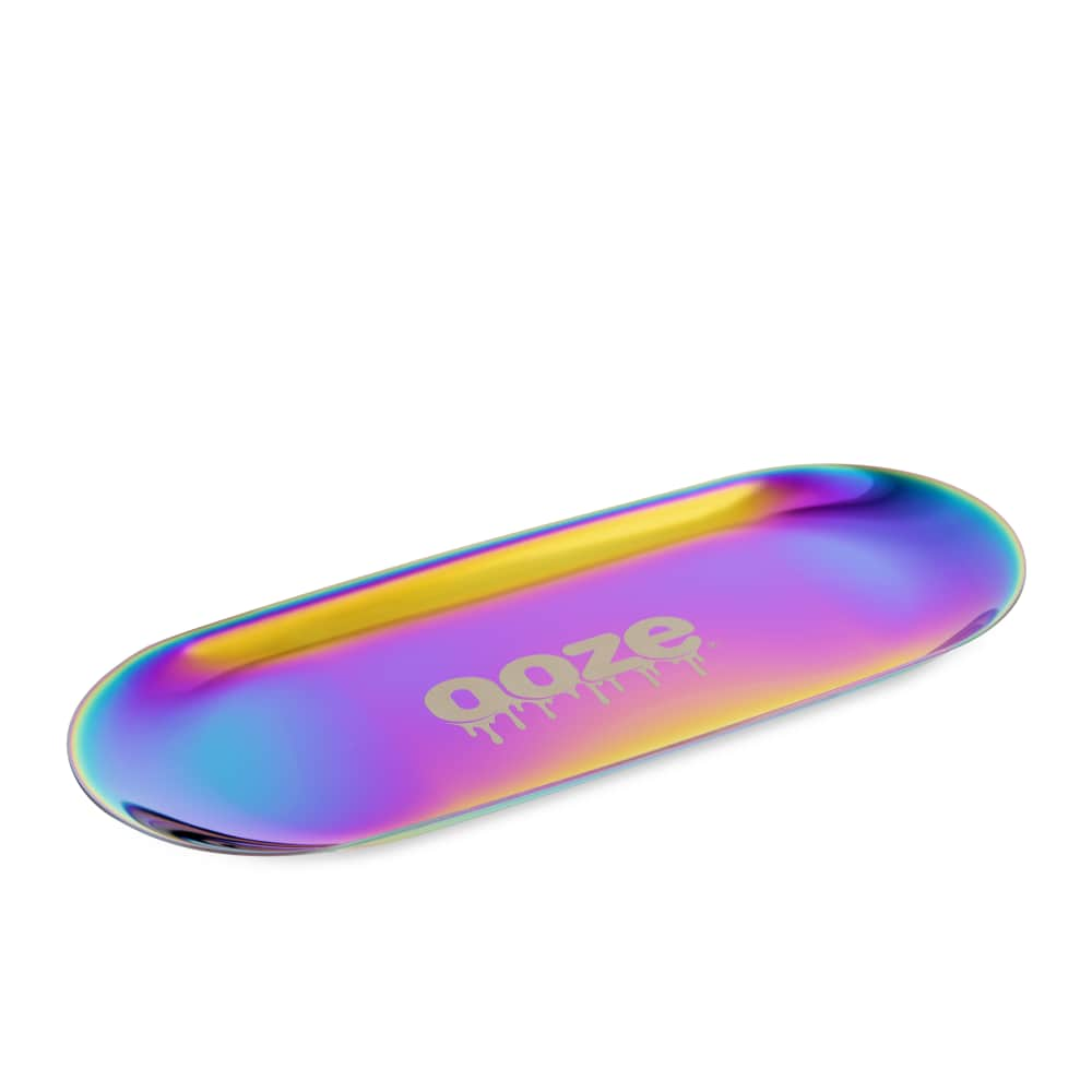 Ooze Rolling Tray - Metal - Aura Rainbow