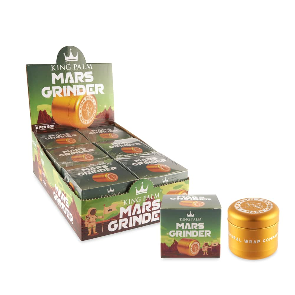 King Palm Mars Grinder - 6ct