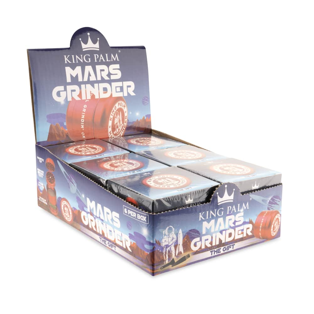 King Palm Mars Grinder - 6ct