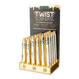 Ooze Twist Battery Display - 24ct - Gold