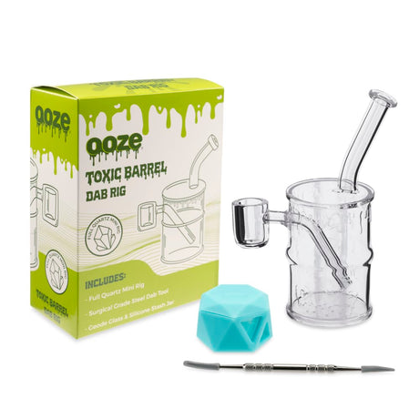 Ooze Quartz Mini Rig - Toxic Barrel