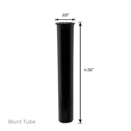 Loud Lock Black 118mm Blunt Tubes - 1,000 Count