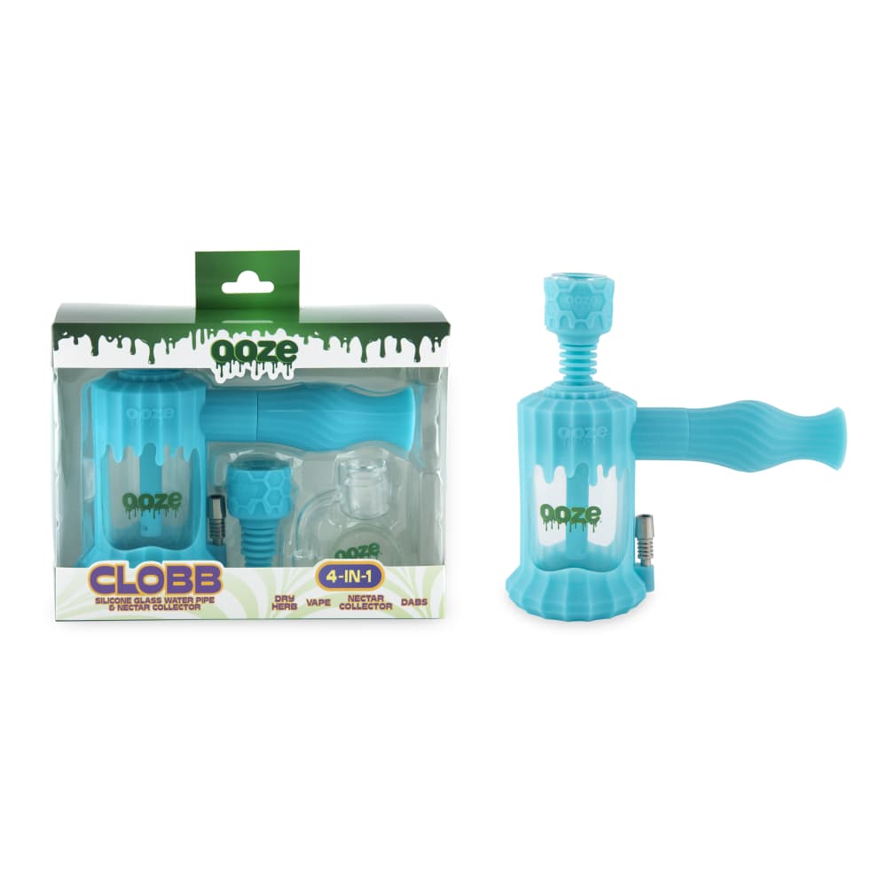 Ooze Clobb Silicone Water Pipe and Dab Straw