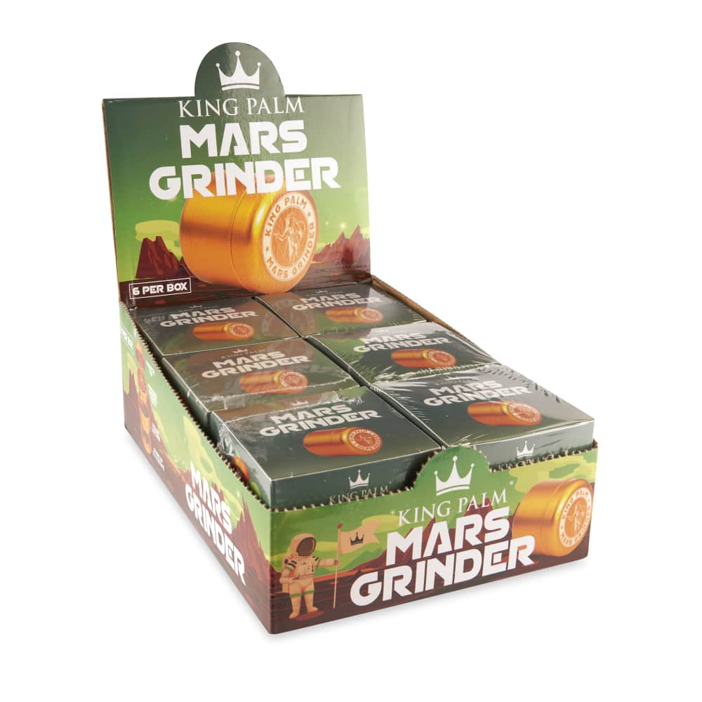 King Palm Mars Grinder - 6ct