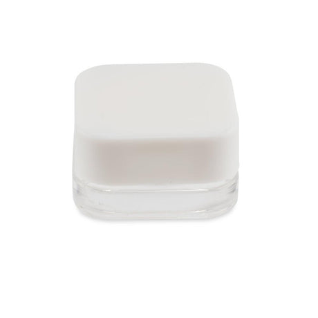 Square 9ml Clear Glass Jar with Lid  250ct