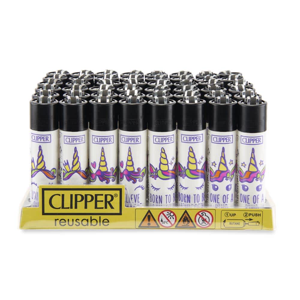 Clipper Lighter 48ct Plastic POP Counter Display Unicorn Cannatron