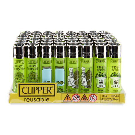Clipper Lighter 48ct Plastic POP Counter Display – Think Green