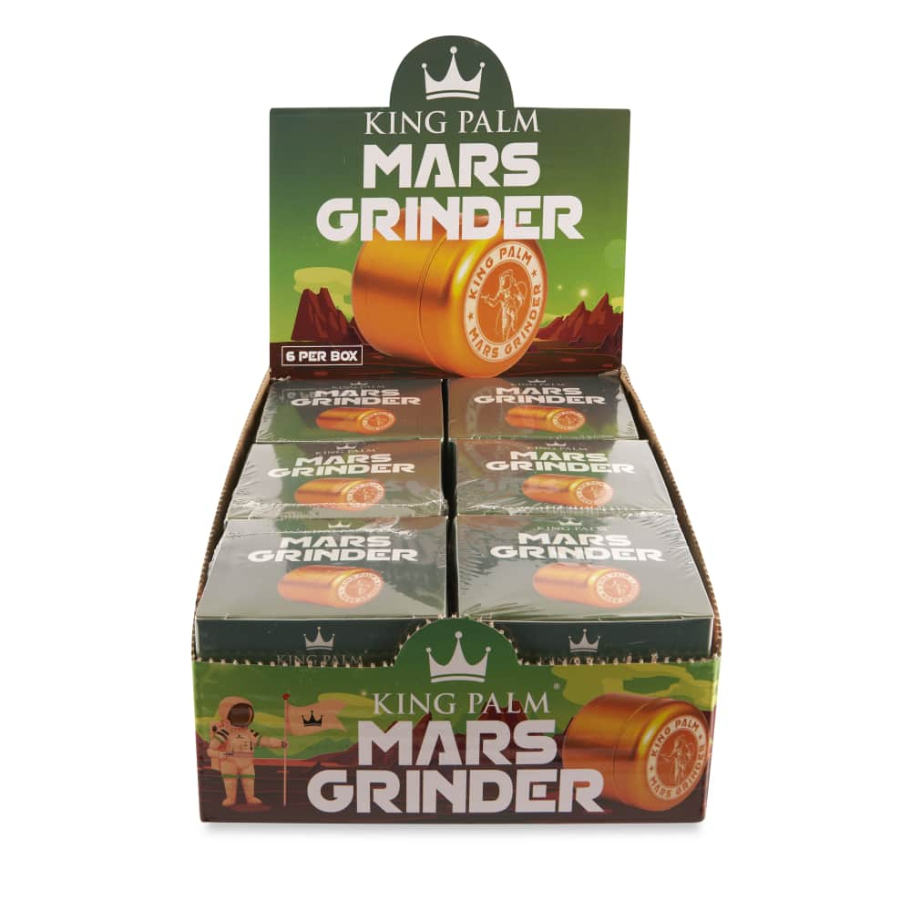 King Palm Mars Grinder - 6ct