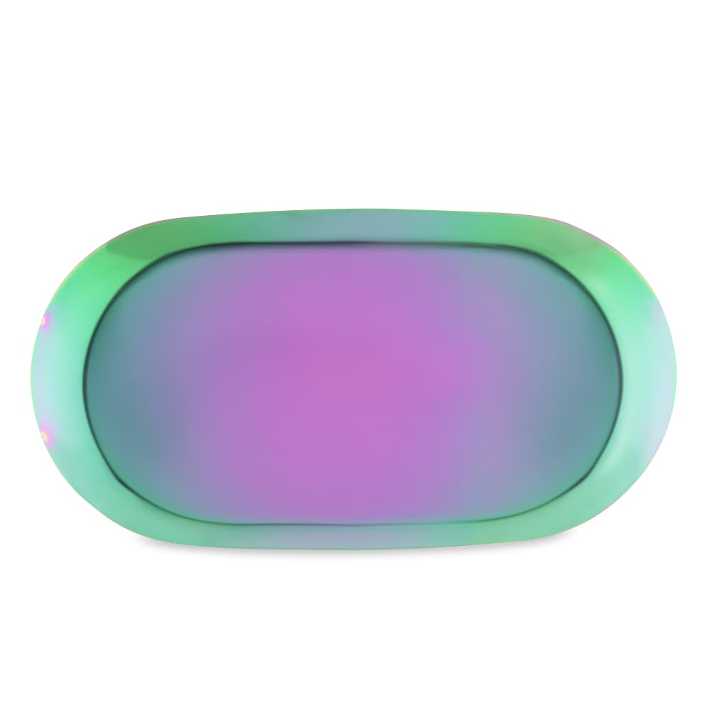 Ooze Rolling Tray - Metal - Aura Rainbow