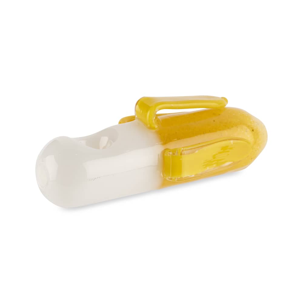 Custom Glass 5" Banana Hand Pipe